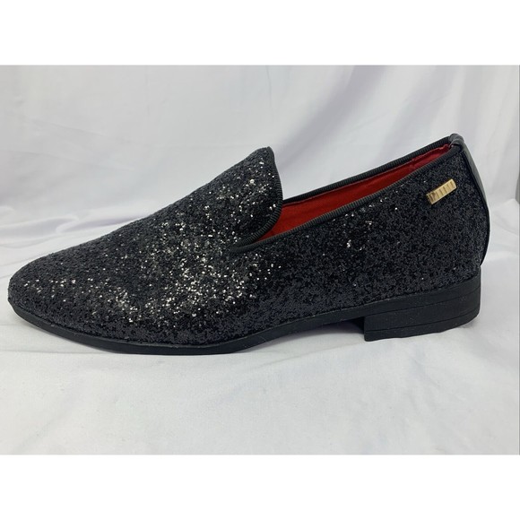 Mens Sequins Glitter Pointy Toe Shoes US size 9.5 - Picture 3 of 6